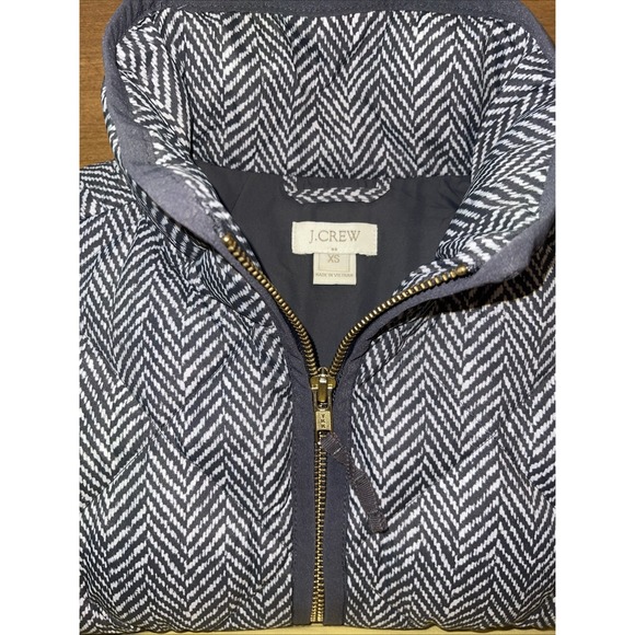 J Crew Vest Size Women XS Down Waterfowl Feather Insulation Preppy Sophisticated - Picture 5 of 7